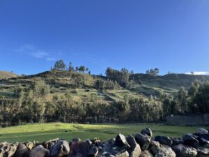 Peru's social-ecological system (human society in interaction with the forest ecosystem) landscape en route to the Huascarán National Park.